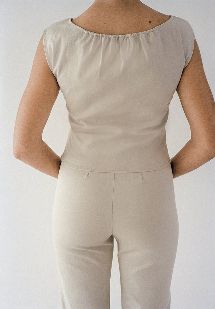 Formation Pants in Coconut Cream - ShopperBoard